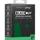 BLACKout Deck Sleeves Standard Matte 100pc - Palms Off Gaming