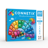 Mega Pack 202pc Magnetic Tiles - Connetix