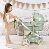 Zeo Doll Pram Bayer Sage Green