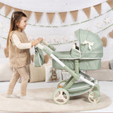 Zeo Doll Pram Bayer Sage Green