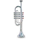 Toy Silver Trumpet 42cm