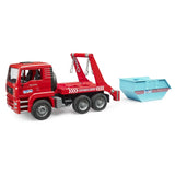 Commercial MAN TGA Skip Container Truck - Bruder
