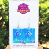 The Rainbow Fish book earrings