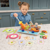 Bluey  Wooden Tabletop BBQ Playset