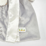 Buddy Blanket Bloom Bunny Grey 40cm - Bunnies By The Bay