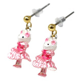 Claris Fashion Earrings - Pink Poppy