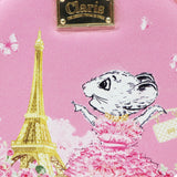 Claris Mini Handbag Jewellery Case - Pink Poppy