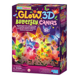 3D Glow Butterfly Canvas KidzMaker - 4M