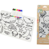 Reusable Silicone Colouring Drawing Mat - Koala Dream