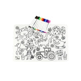 Reusable Silicone Colouring Drawing Mat - Koala Dream