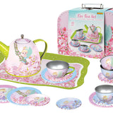 Fairy Tin Tea Set in Suitcase