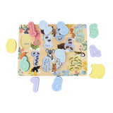 Wooden Chunky Number Puzzle  - Koala Dreams