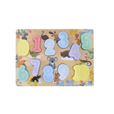 Wooden Chunky Number Puzzle  - Koala Dreams