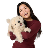 White Poodle Puppy Hand Puppet - Folkmanis