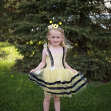 Bumble Bee Dress with headband Size 3-4 - Great Pretenders