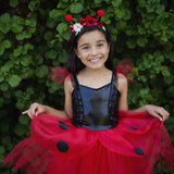Lady Bug Dress with headband size 3-4 - Great Pretenders