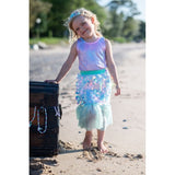 Bling Bling Mermaid Skirt & Hairclip Set Mint size 4-6 - Great Pretenders