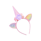Rainbow Unicorn Cape & Headband size 4-6 - Great Pretenders
