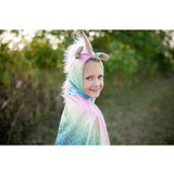 Rainbow Reversible Unicorn Dragon Cape - Great Pretenders