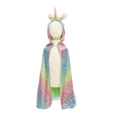 Rainbow Reversible Unicorn Dragon Cape - Great Pretenders