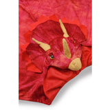 Red Triceratops Hooded Cape - Great Pretenders