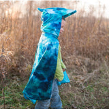 Blue Pterodactyl Hooded Cape - Great Pretenders