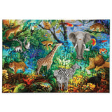 Jungle Paradise Holographic Puzzle 100pc - Crocodile Creek