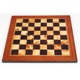 Walnut Chess Board 15.75 inch / 40cm with shiny finish - Dal Rossi