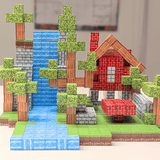 Magnetic Building Blocks 500pc Set  - Miniblox