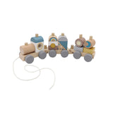 Stacking Block Train - Calm and Breezy