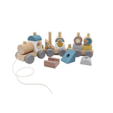 Stacking Block Train - Calm and Breezy