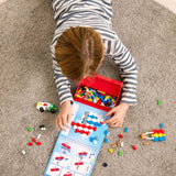 Transportation Puzzle by Number Activity Pad - Plus Plus