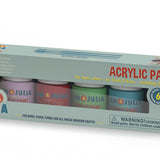 Paint Set with Brushes 6 colours - Sam and Julia