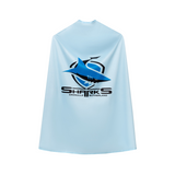 Cronulla Sharks Youth Supporter Cape - Mini Mascot