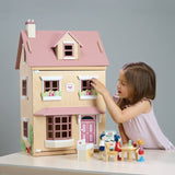 Foxtail Villa Dollhouse including furniture - Tender Leaf Toys