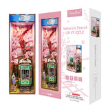 Sakuras Travel DIY Book Nook Kit - Tonecheer