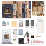 Leonardo Da Vinci DIY Book Nook Kit - Tonecheer