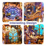 Magic Stars Room DIY Book Nook Kit - Tonecheer