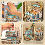 Cape Coffee Shop DIY 3D Puzzle - Tonecheer