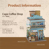 Cape Coffee Shop DIY 3D Puzzle - Tonecheer