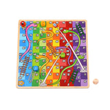 2 in 1Wooden Ludo and Snakes and Ladders
