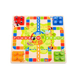 2 in 1Wooden Ludo and Snakes and Ladders