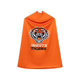 Wests Tigers Youth Supporter Cape - Mini Mascot