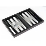 Travel Backgammon 9" Leather Magnetic - Dal Rossi