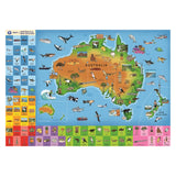 Australia & NZ 150pc Map Puzzle and Poster - Orchard Toys