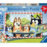 Bluey Family Time 2 x 12pc Puzzle - Ravensburger