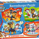 Paw Patrol Pups Away Shaped 4 x 24pc Puzzle - Ravensburger