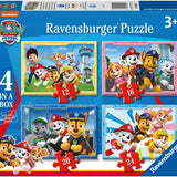 Paw Patrol Ready for Adventure 4 in a box Puzzle - Ravensburger
