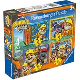 Rubble and Crew Hard at Work 4 in a box Puzzle - Ravensburger