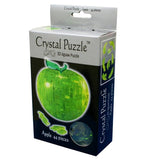 3D Green Apple - Crystal Puzzle
